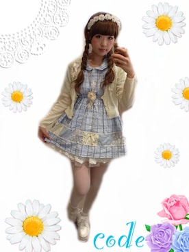 「マーガレット」｜「アイテム（ワンピース/ドレス）」を使った、しばみくさん（レディース・160cm）の春コーディネート