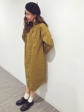 ドクターマーチン Dr Martens 1461 モノ 3ホール シューズを使った日本のレディース人気ファッションコーディネート Wear