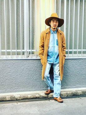 キャメルアウター のメンズ人気ファッションコーディネート Wear