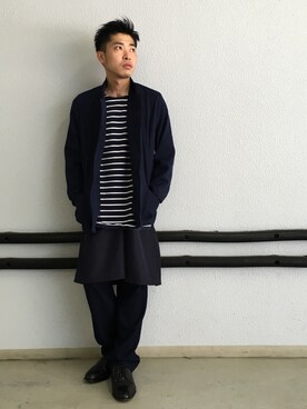 「 テーラードジャケット」｜_&Co.さん（メンズ・176cm）の春コーディネート