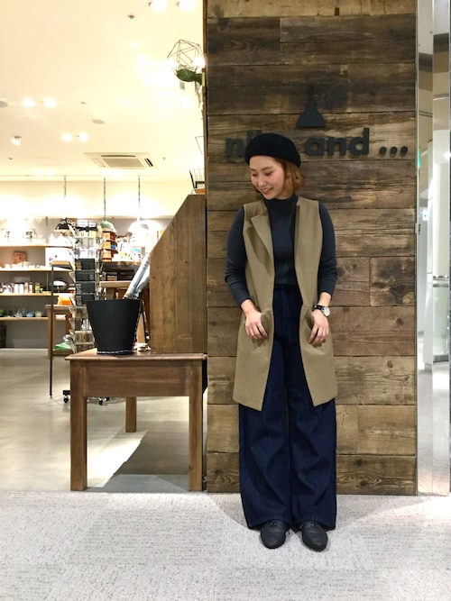 ベスト ジレ コーデ彩りベスト レディース ベスト リネンベスト レディース Vネック 前開き 綿麻 薄手 ジレ