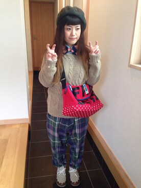 めぐみさん（レディース・151cm）の冬コーディネート