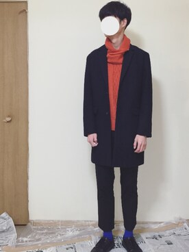 「URBAN RESEARCH（アーバンリサーチ）のアイテム（バレエシューズ）」を使った、せんたーわけおさん（メンズ・176cm）の冬コーディネート