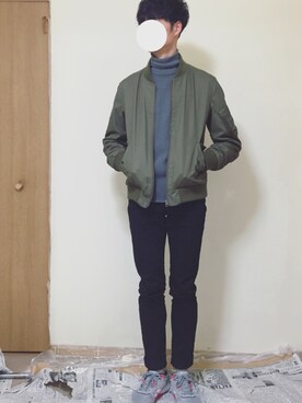 せんたーわけおさん（メンズ・176cm）の冬コーディネート