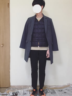 せんたーわけおさん（メンズ・176cm）の冬コーディネート