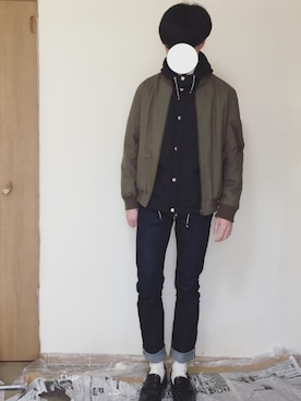 せんたーわけおさん（メンズ・176cm）の冬コーディネート