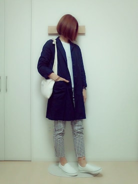 「ANOTHER BRANCH（アナザーブランチ）のアイテム（パンツ）」を使った、haconaさん（レディース・169cm）の春コーディネート
