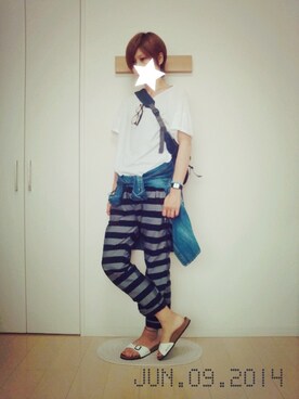 haconaさん（レディース・169cm）の夏コーディネート