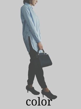 「アイテム（ブーティ）」を使った、haconaさん（レディース・169cm・30代）の春コーディネート