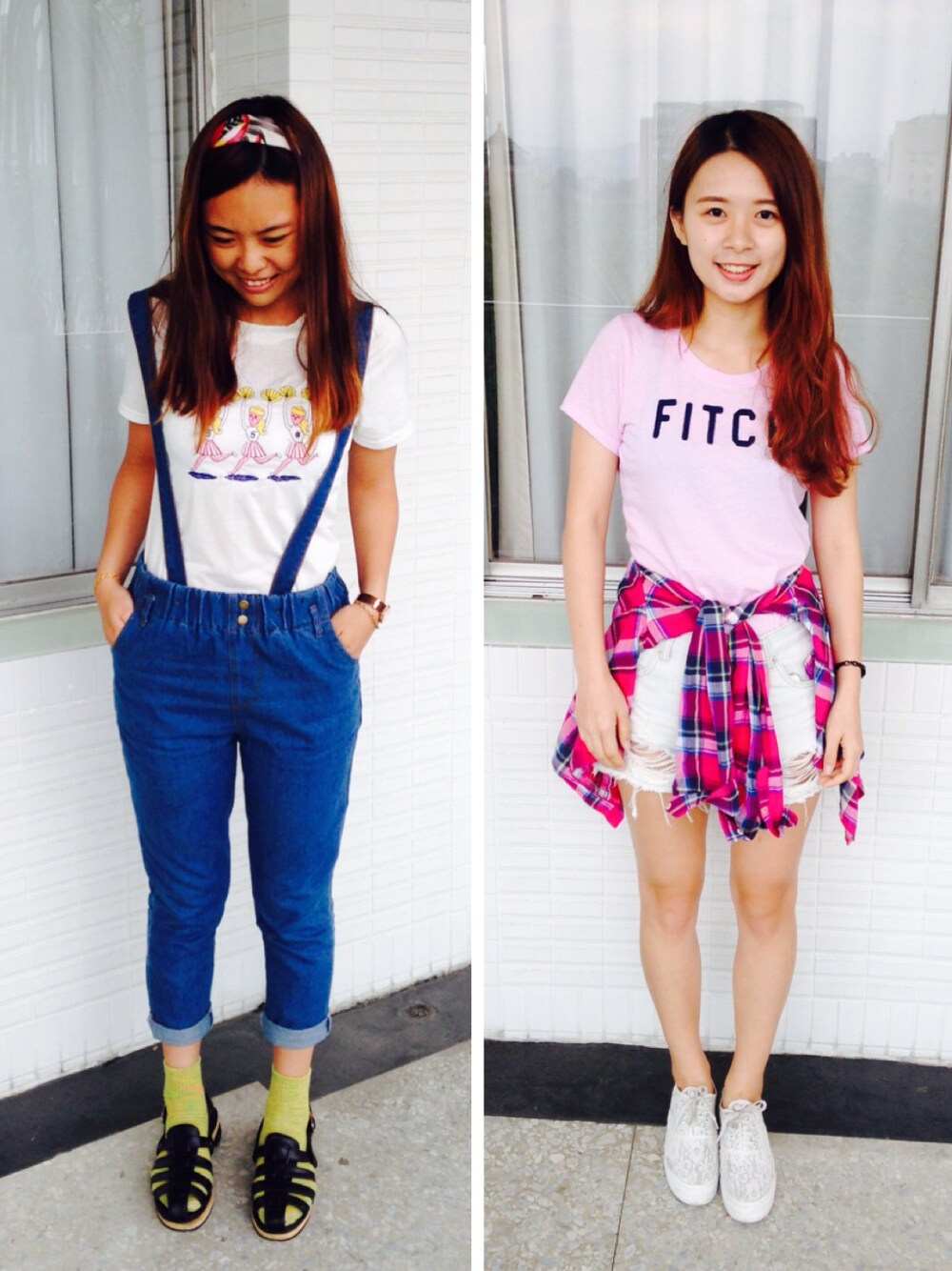 ピンク系のTシャツ/カットソー、レッド系のシャツ/ブラウスを着用したレディースの秋コーディネートの1枚目の写真