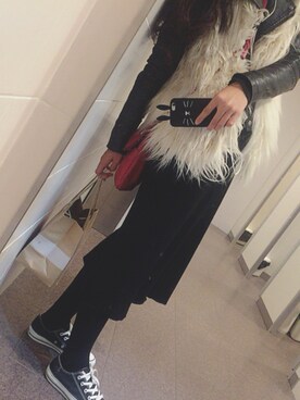 SHINO.ISHIMARUさん（レディース・162cm）の冬コーディネート