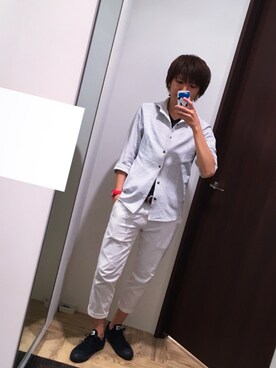 かなちさん（メンズ・175cm）の夏コーディネート