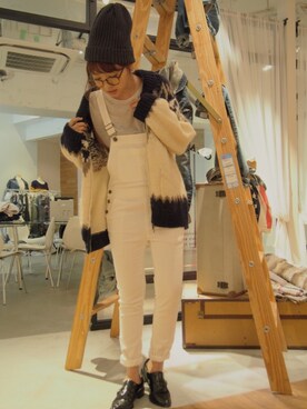 知久友里恵さん（レディース・165cm）の秋コーディネート