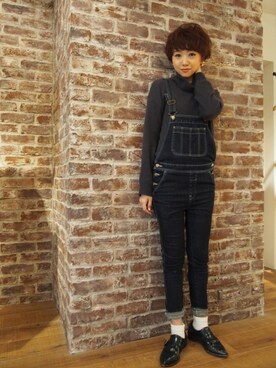 知久友里恵さん(レディース・165cm)の秋コーディネート