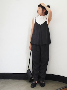 知久友里恵さん(レディース・164cm)の夏コーディネート