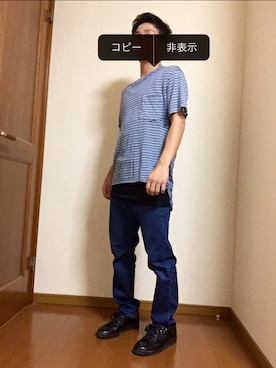 「TAKAHIROMIYASHITATheSoloIst.（タカヒロミヤシタザソロイスト）のアイテム（タンクトップ）」を使った、りょーたさん（メンズ・162cm）の夏コーディネート