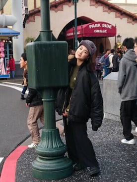 「sister」｜「アイテム（ジャケット/アウター）」を使った、mikaさん（レディース・162cm）の冬コーディネート