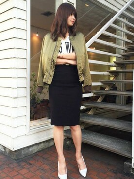 「STYLE DELI（スタイルデリ）のアイテム（テーラードジャケット）」を使った、STYELEDELIさん（レディース・165cm）の秋コーディネート