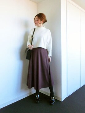 「STYLE DELI（スタイルデリ）のアイテム（その他トップス）」を使った、STYELEDELIさん（レディース・165cm）の冬コーディネート