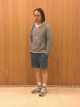 「N.HOOLYWOOD（N.ハリウッド）のアイテム（カーディガン/ボレロ）」を使った、HeavyUse-SHAOさん（メンズ・171cm）の夏コーディネート