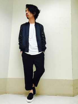 「モルガンオム」｜UDAさん（メンズ・165cm）の春コーディネート