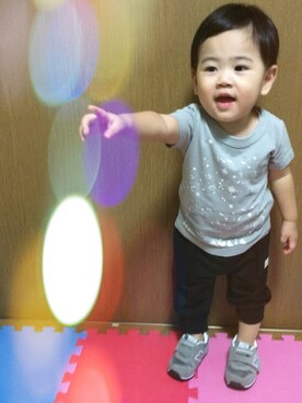 「スエット」｜Ruiさん（キッズ・80cm）の夏コーディネート