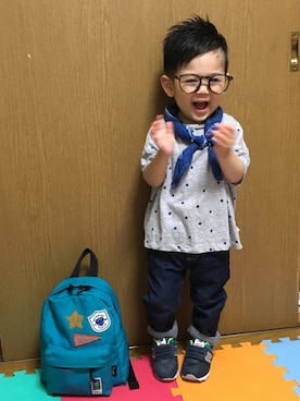 「URBAN RESEARCH（アーバンリサーチ）のアイテム（その他）」を使った、Ruiさん（キッズ・80cm）の春コーディネート