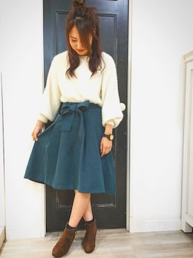 さきちさん（レディース・154cm）の秋コーディネート