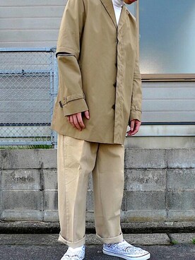 「バナルシックビザール」｜おりかつおさん（メンズ・176cm）の冬コーディネート