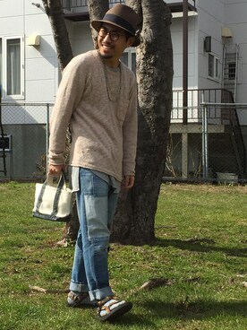 ごんさん(メンズ・166cm)の春コーディネート