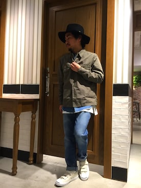 ごんさん（メンズ・166cm）の春コーディネート