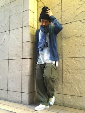 ごんさん(メンズ・166cm)の春コーディネート