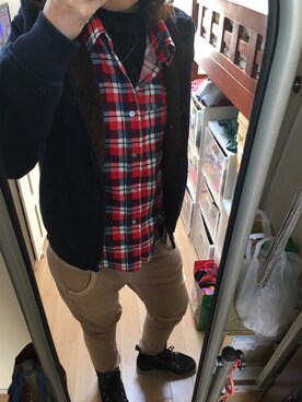 フォッカチオさん（レディース・163cm）の冬コーディネート