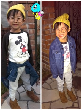 hi-chanさん（キッズ・110cm）の秋コーディネート