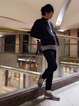 「FACTOTUM（ファクトタム）のアイテム（その他）」を使った、Ryoさん（メンズ・168cm）の冬コーディネート