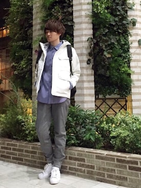 「08sircus（ゼロエイトサーカス）のアイテム」を使った、Ryoさん（メンズ・168cm）の夏コーディネート