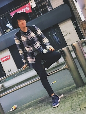 「STUDIOUS SELECT（ステュディオスセレクト）のアイテム」を使った、Ryoさん（メンズ・168cm）の秋コーディネート