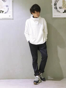 「N.HOOLYWOOD（N.ハリウッド）のアイテム（トップス）」を使った、Ryoさん（メンズ・168cm）の秋コーディネート