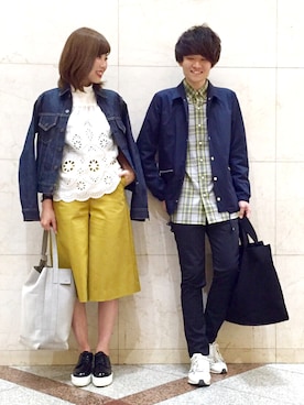 「STUDIOUS（ステュディオス）のアイテム（ブルゾン）」を使った、Ryoさん（メンズ・168cm）の冬コーディネート