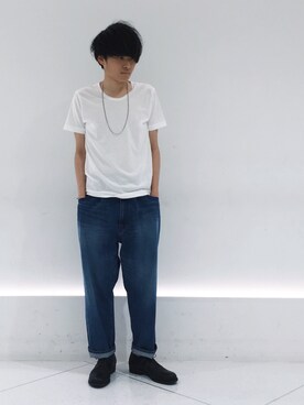 「STUDIOUS（ステュディオス）のアイテム（アクセサリー）」を使った、Ryoさん（メンズ・168cm）の夏コーディネート