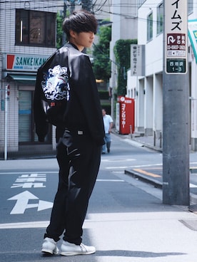 「FACTOTUM（ファクトタム）のアイテム（ジャケット/アウター）」を使った、Ryoさん（メンズ・168cm）の夏コーディネート