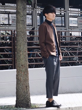 「FACTOTUM（ファクトタム）のアイテム（ジャケット/アウター）」を使った、Ryoさん（メンズ・168cm）の夏コーディネート
