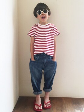 Amatonさん（キッズ・110cm）の夏コーディネート