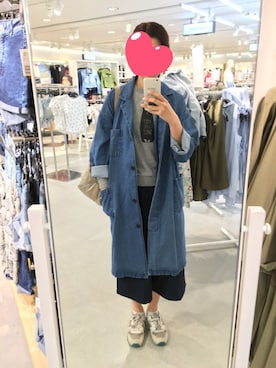 「Te chichi（テチチ）のアイテム（スウェット）」を使った、waiysiuさん（レディース・164cm）の春コーディネート