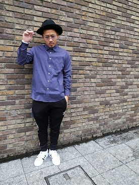 「hat」｜GDC LOGISTICS－SHOHEIさん（メンズ・178cm）の春コーディネート