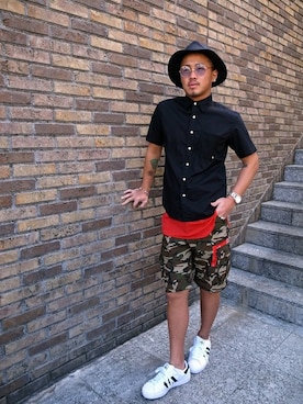 「hat」｜GDC LOGISTICS－SHOHEIさん（メンズ・178cm）の春コーディネート