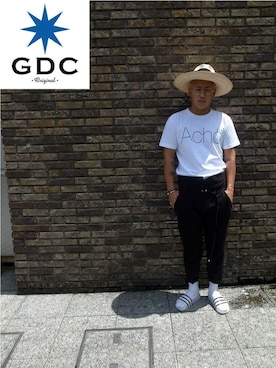 「hat」｜GDC LOGISTICS－SHOHEIさん（メンズ・178cm）の夏コーディネート