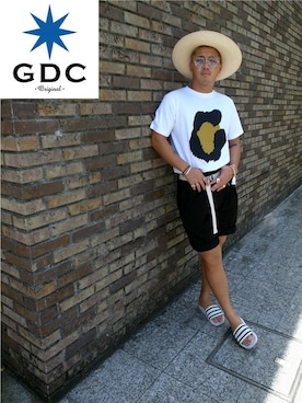 「hat」｜GDC LOGISTICS－SHOHEIさん（メンズ・178cm）の夏コーディネート