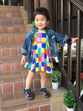 yuicoさん（キッズ・90cm）の春コーディネート