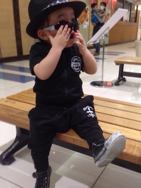 「フード」｜Yuya Kobayashiさん（キッズ・90cm）の夏コーディネート